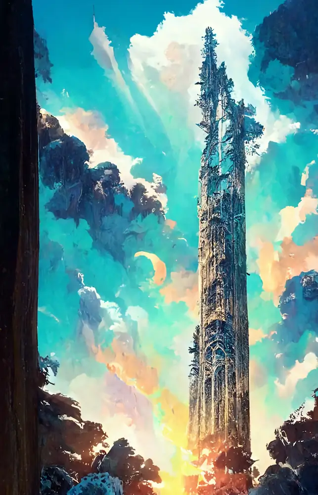 detailed sword sticking out of ground :: ornate sword hilt :: sun ray from sky :: cave with sword :: sun ray highlights sword --ar 2:3 --hd --q 2 --s 20000 --v 3 --uplight