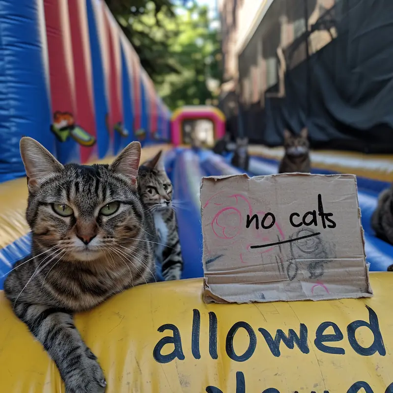 no cats