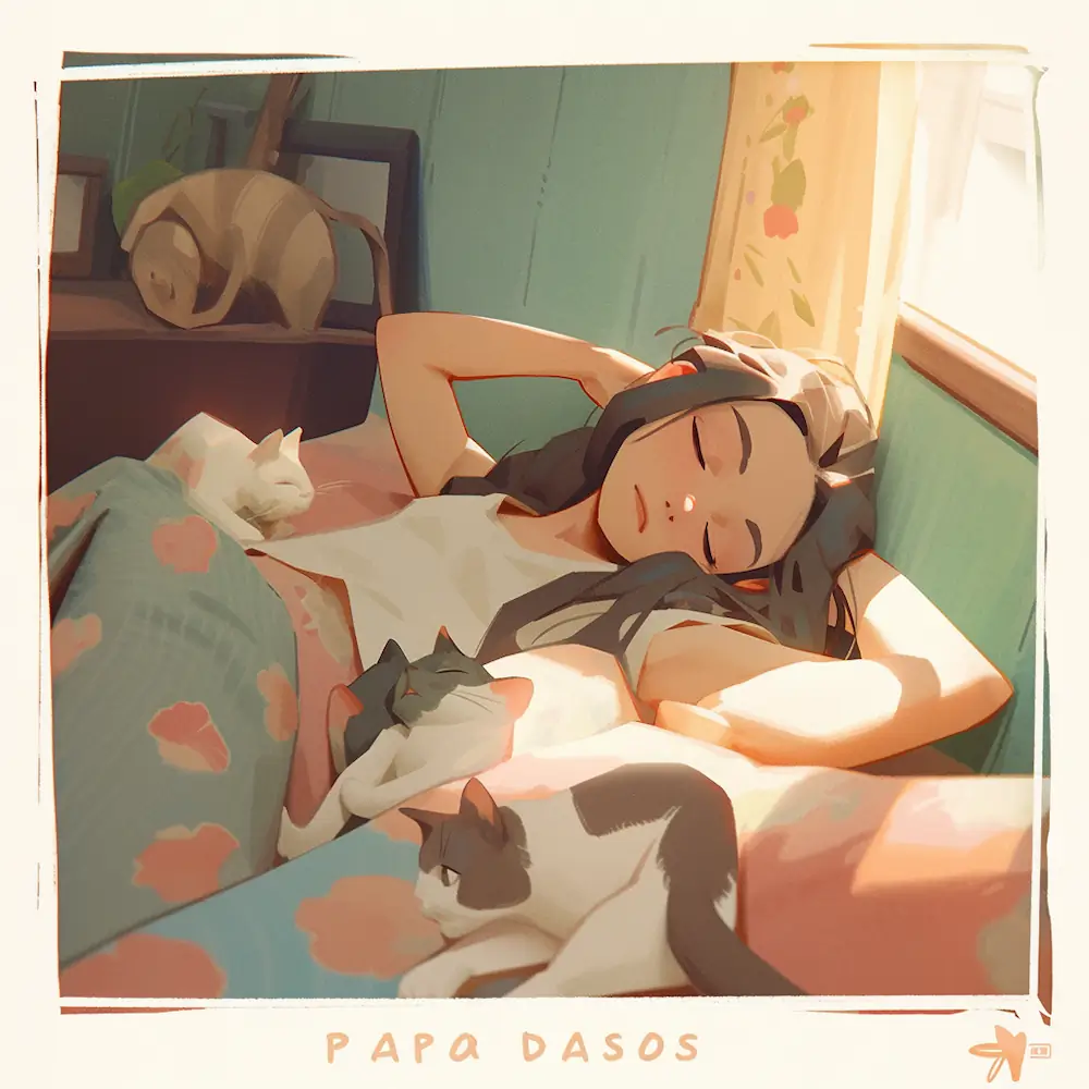 polaroid of a lazy day